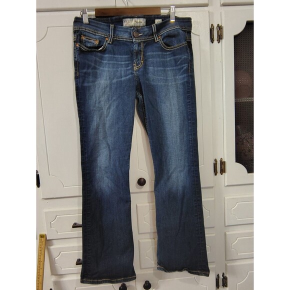 BKE Womens Payton Jeans Size 30 Blue Dark Wash Denim Bootcut - Picture 1 of 7